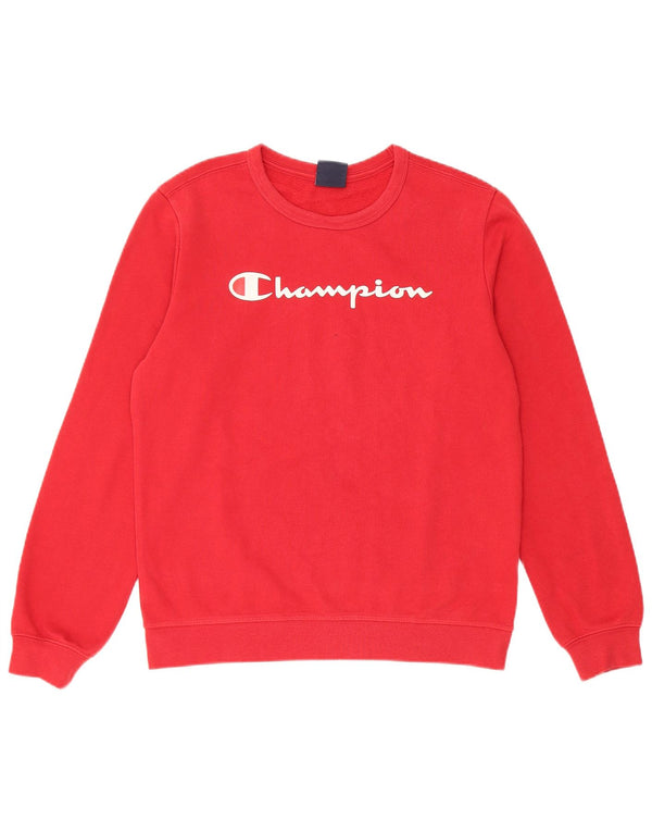 Champion Sudadera con capucha gráfica para niños 13-14 años XL Algodón rojo