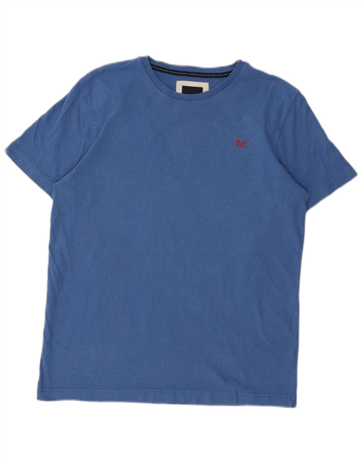 Crew Clothing Camiseta para hombre Top Algodón azul medio