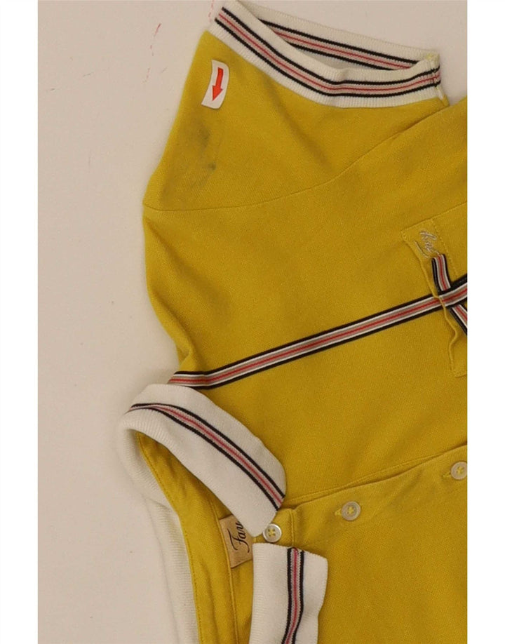 Fay Polo para mujer UK 12 Medium Yellow