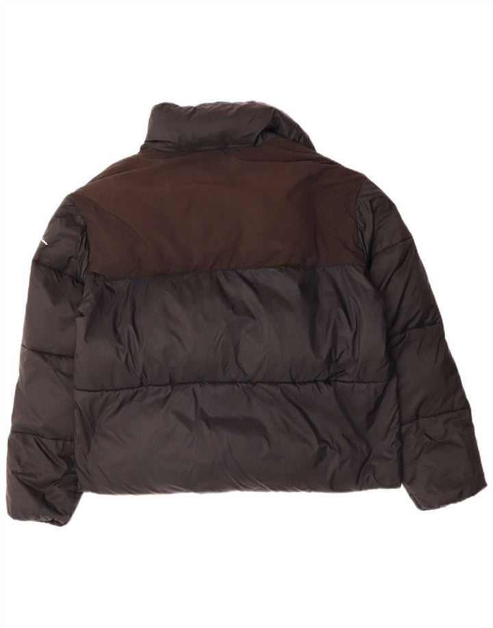 CHAMPION Chaqueta acolchada holgada para mujer UK 40 XL Bloque de color negro