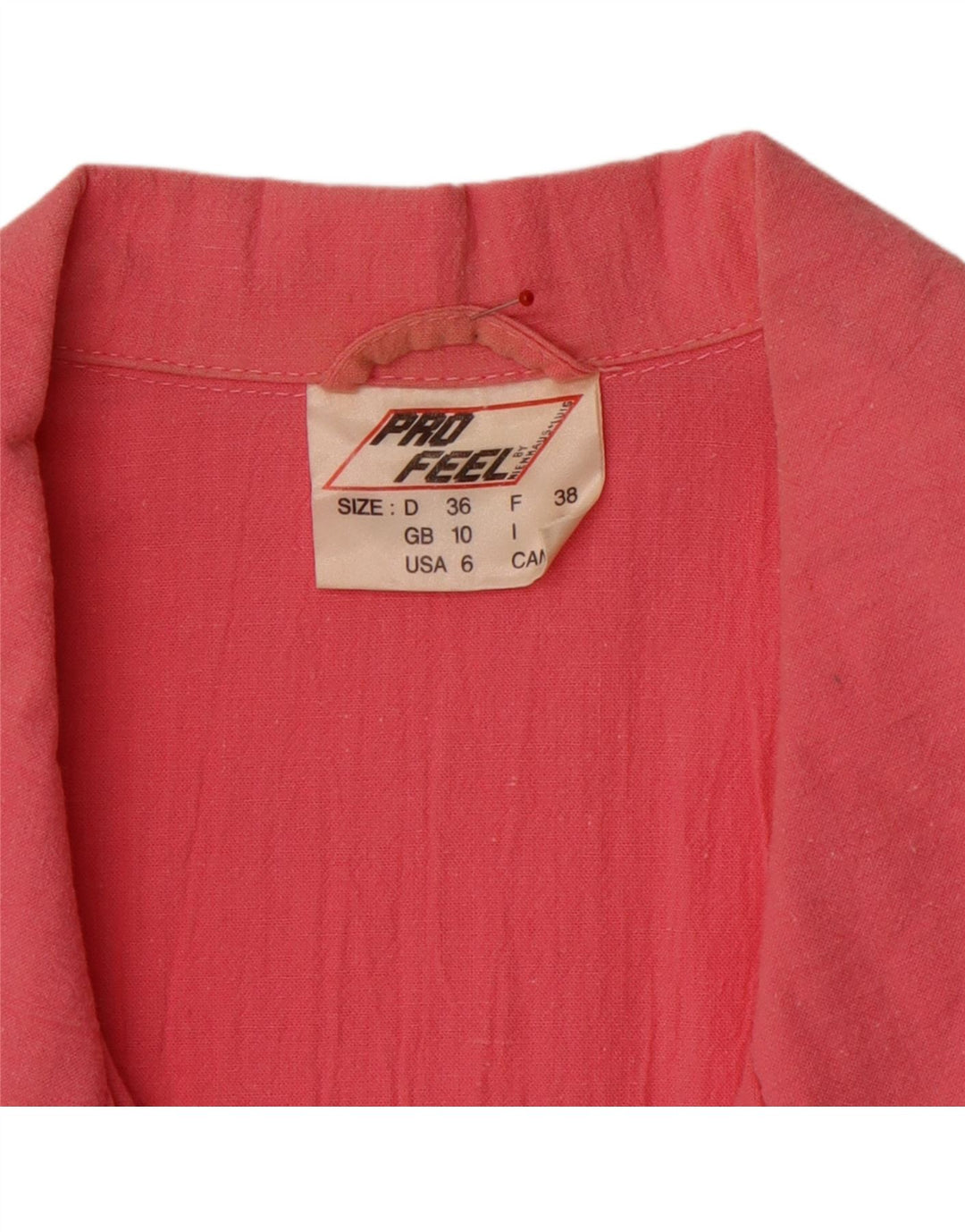 VINTAGE Womens Oversized Double Breasted Blazer Jacket UK 10 Small  Pink Vintage Vintage and Second-Hand Vintage from Messina Hembry 