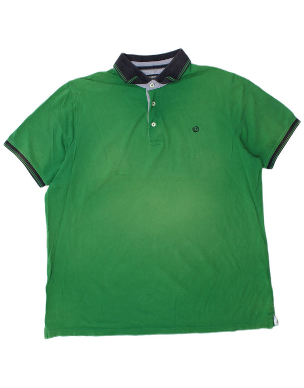 Bugatti Polo Hombre 3XL Algodón Verde