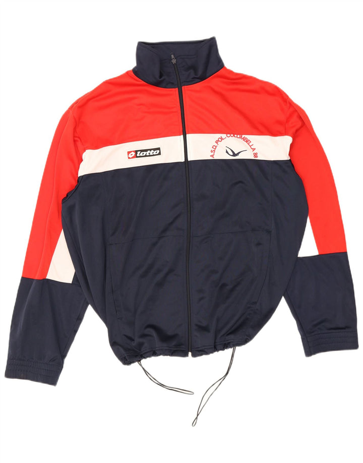 Lotto Mens Graphic Chándal Top Chaqueta 2XL Multicolor Colorblock