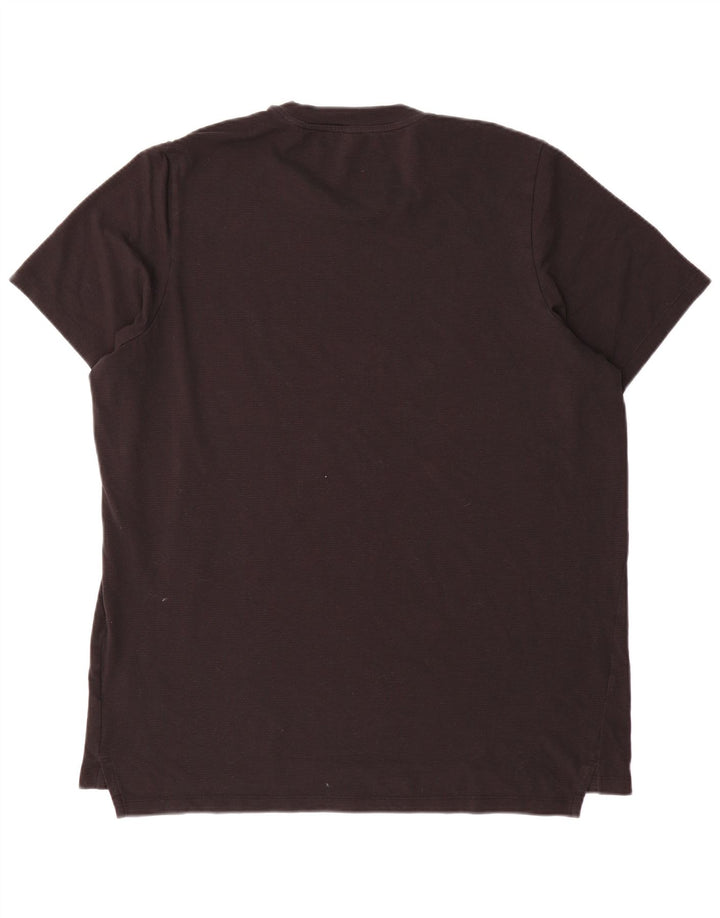 Adidas Hombre Camiseta Manga Corta Top XL Negro Poliéster