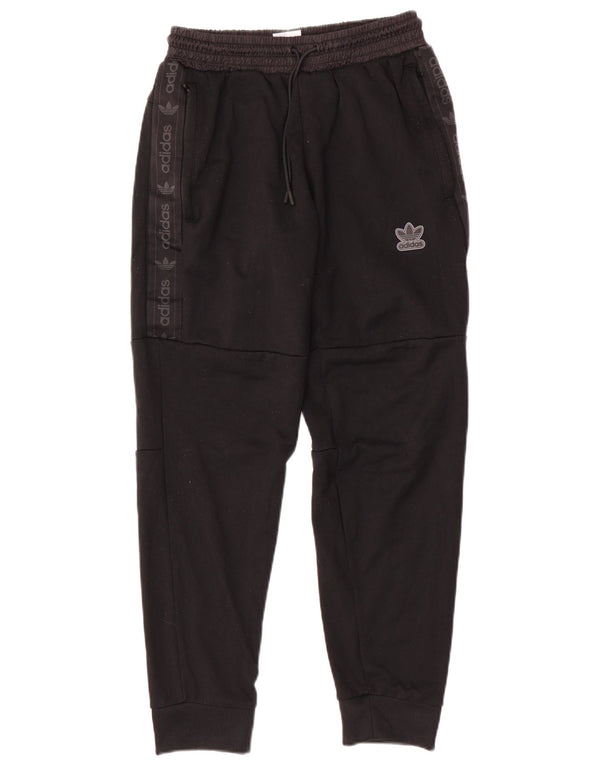 Adidas Hombre Pantalones De Chándal Gráfico Joggers Medium Negro Poliéster