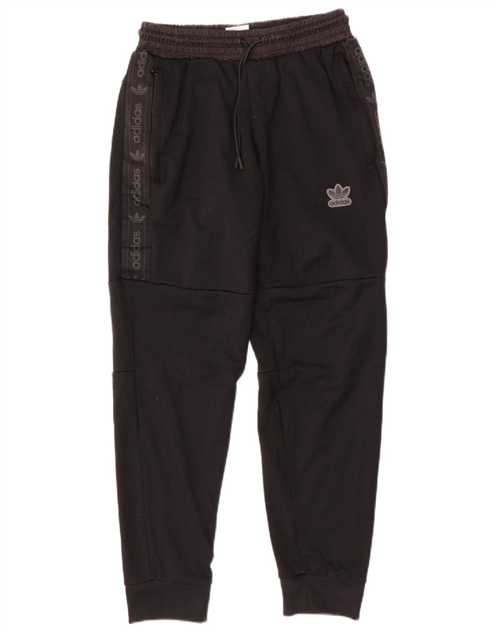 Adidas Hombre Pantalones De Chándal Gráfico Joggers Medium Negro Poliéster