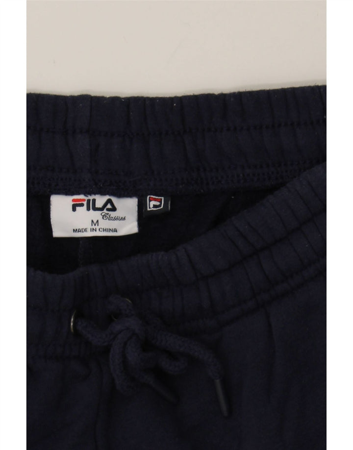 FILA Mens Classics Tracksuit Trousers Joggers Medium  Navy Blue Cotton Vintage Fila and Second-Hand Fila from Messina Hembry 