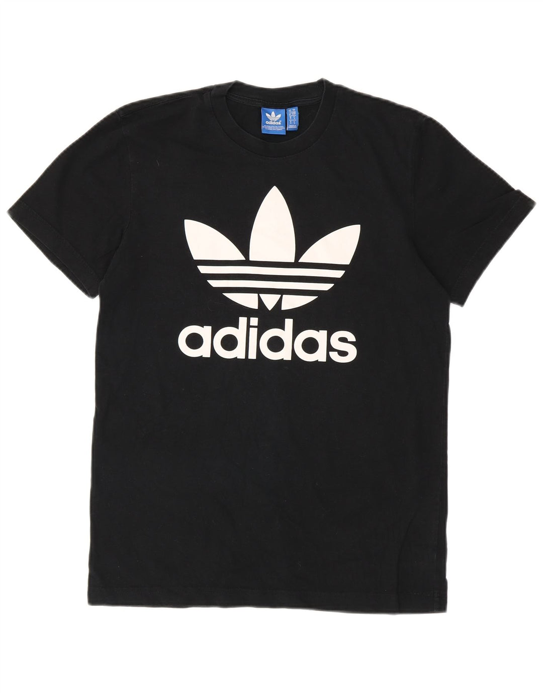 ADIDAS Camiseta gráfica para hombre Top Pequeño Algodón negro
