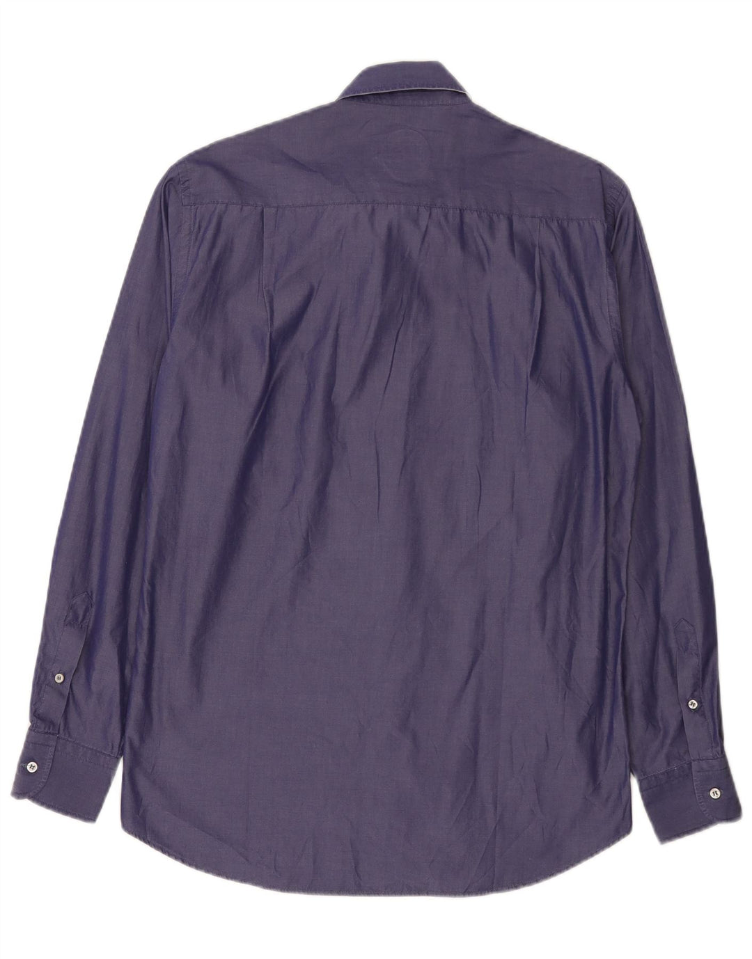 Paul & Shark Camisa para hombre Talla 40 Mediana Algodón morado