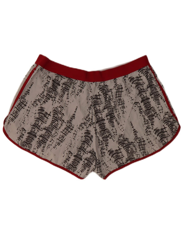 UNDER ARMOUR Mens Abstract Pattern Sport Shorts XL  Grey Polyester