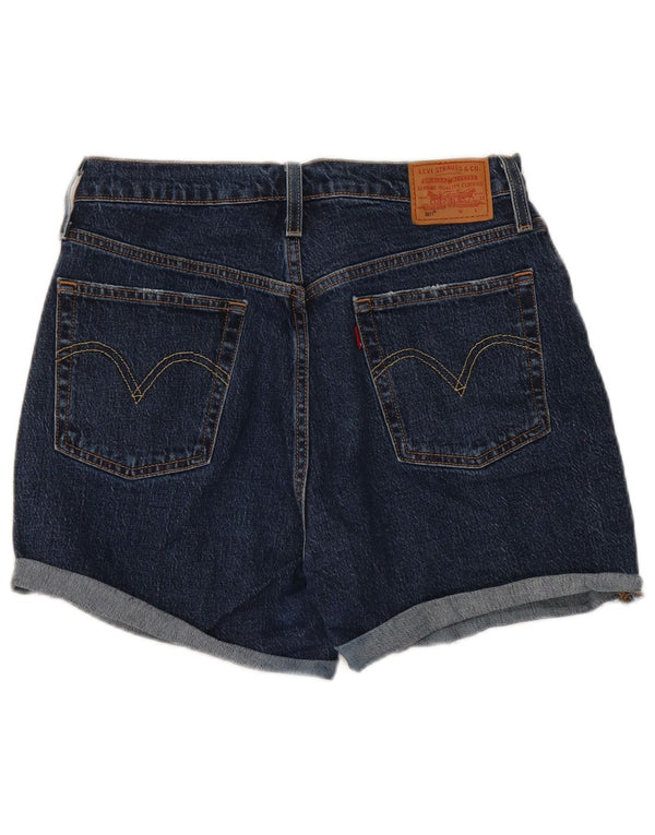 Levi's Mujer 501 Shorts Vaqueros W30 Medium Azul Marino Algodón