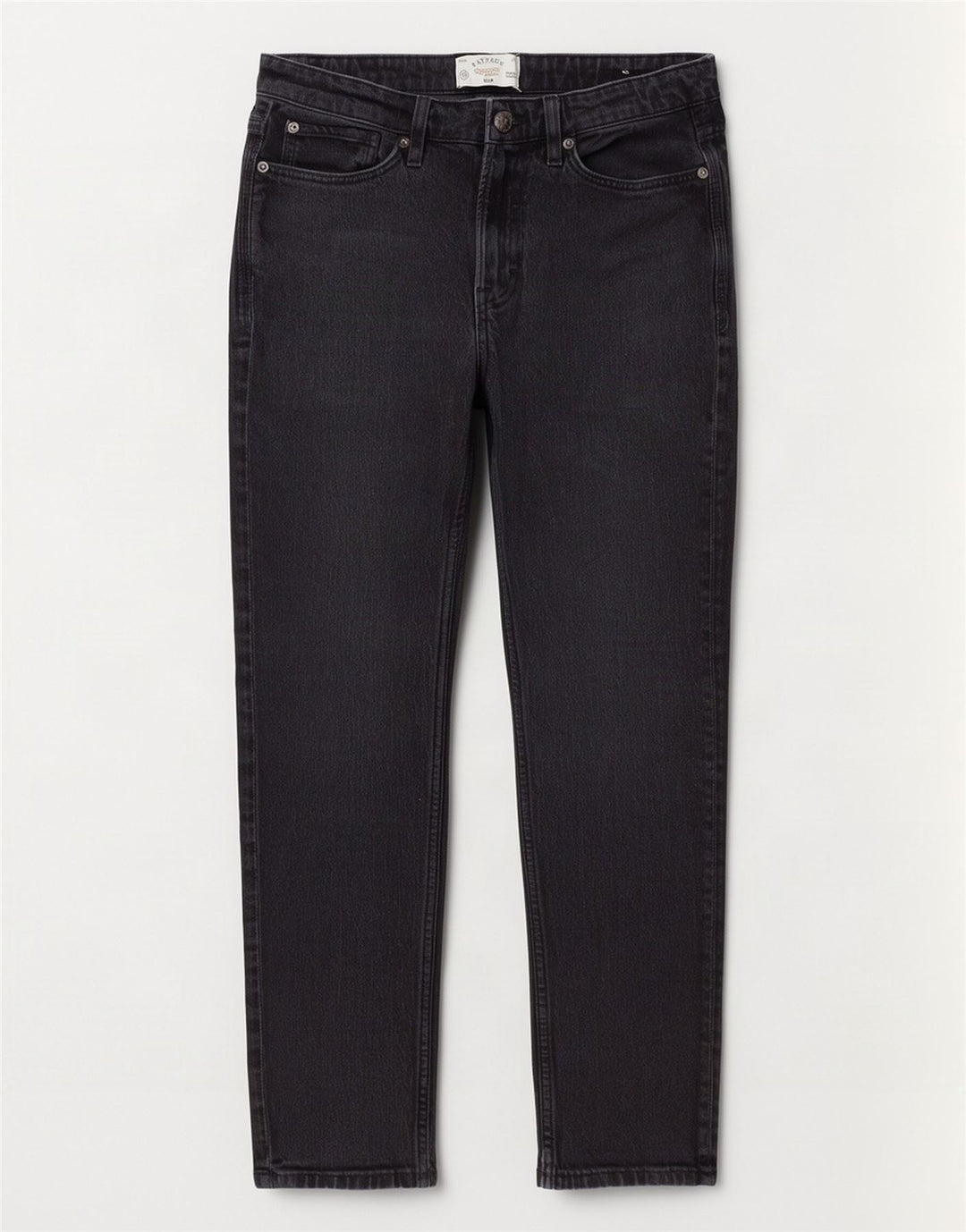 Vaqueros ajustados para hombre Fat Face W30 L30 Algodón negro