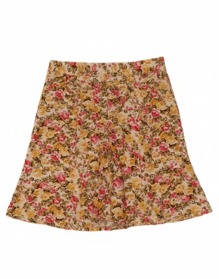 Tracy Evans Falda acampanada para mujer W28 Rayón floral multicolor mediano