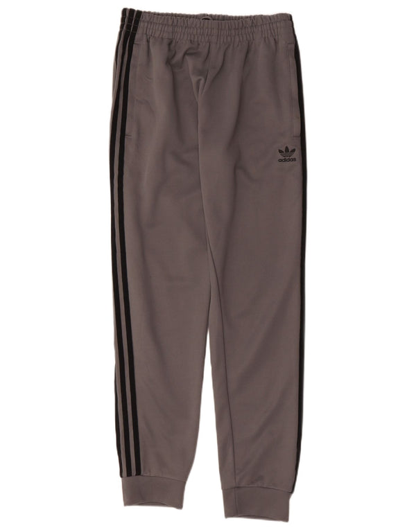 Adidas Hombre Pantalones De Chándal Joggers Gris Medio Poliéster
