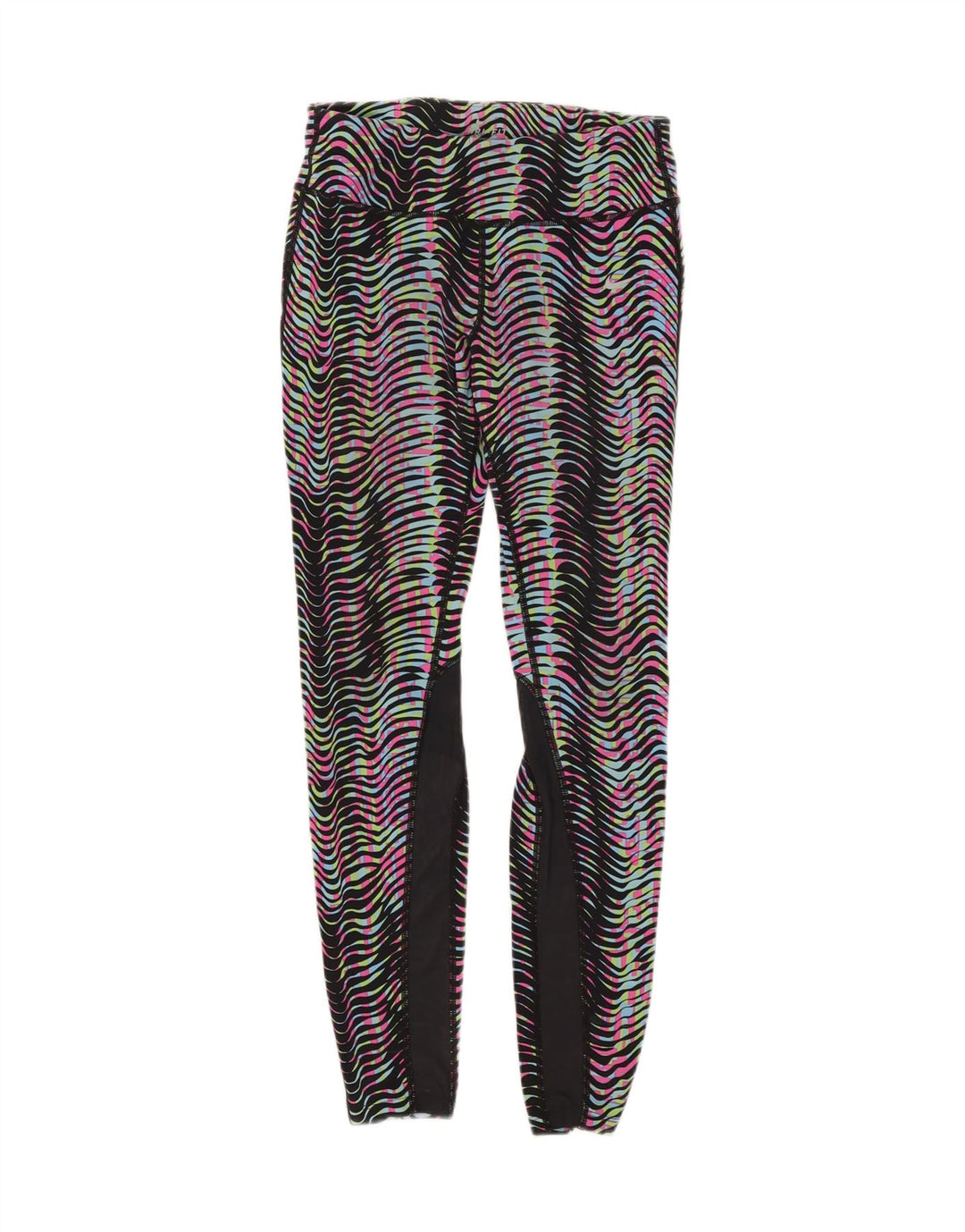 Nike - Leggings Dri Fit para mujer, talla mediana, nailon a rayas multicolor