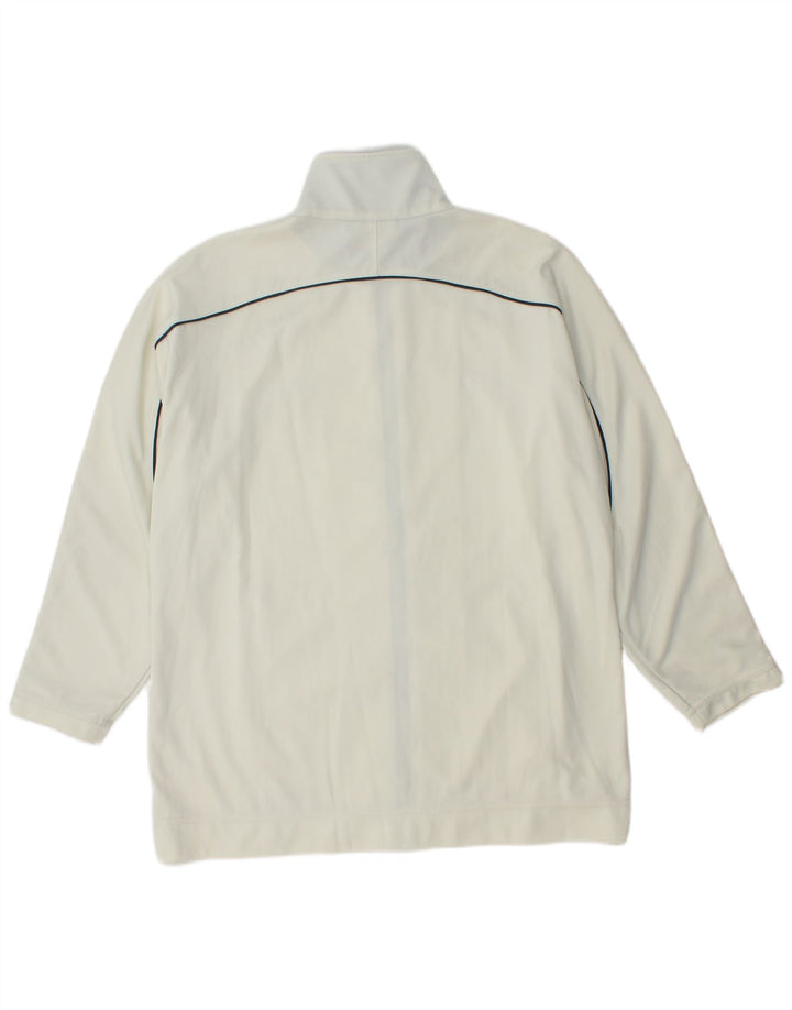 ASICS Mens Tracksuit Top Jacket XL White Polyester