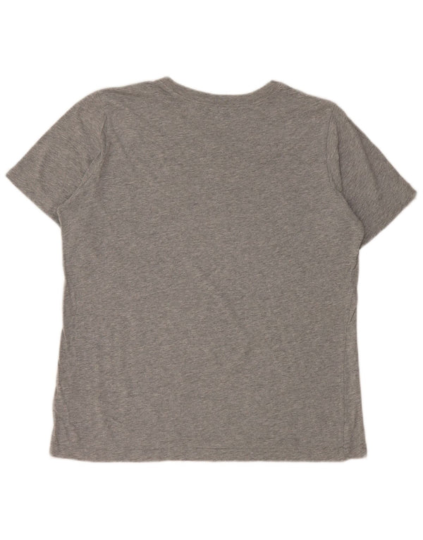 NIKE Camiseta gráfica de ajuste estándar para mujer UK 40 XL Algodón gris