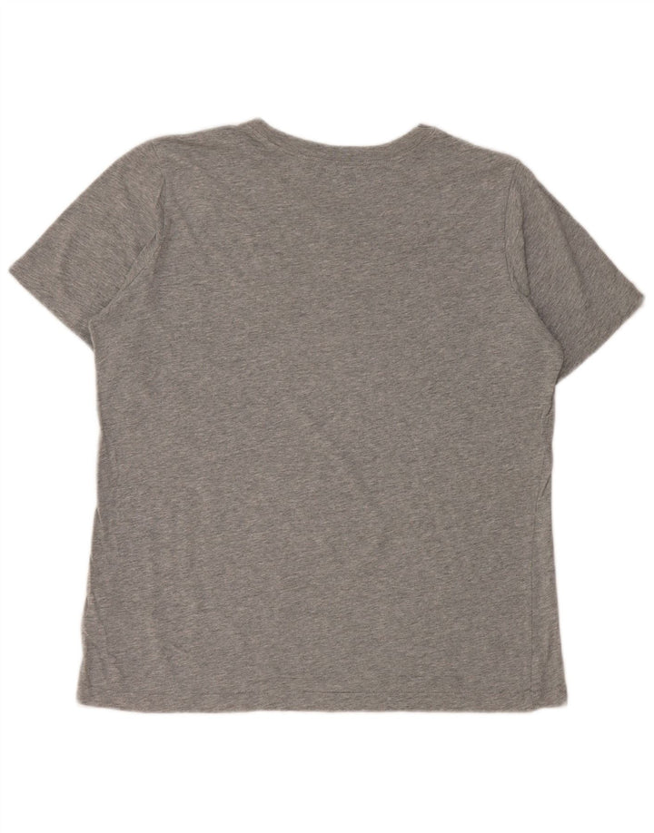 NIKE Camiseta gráfica de ajuste estándar para mujer UK 40 XL Algodón gris