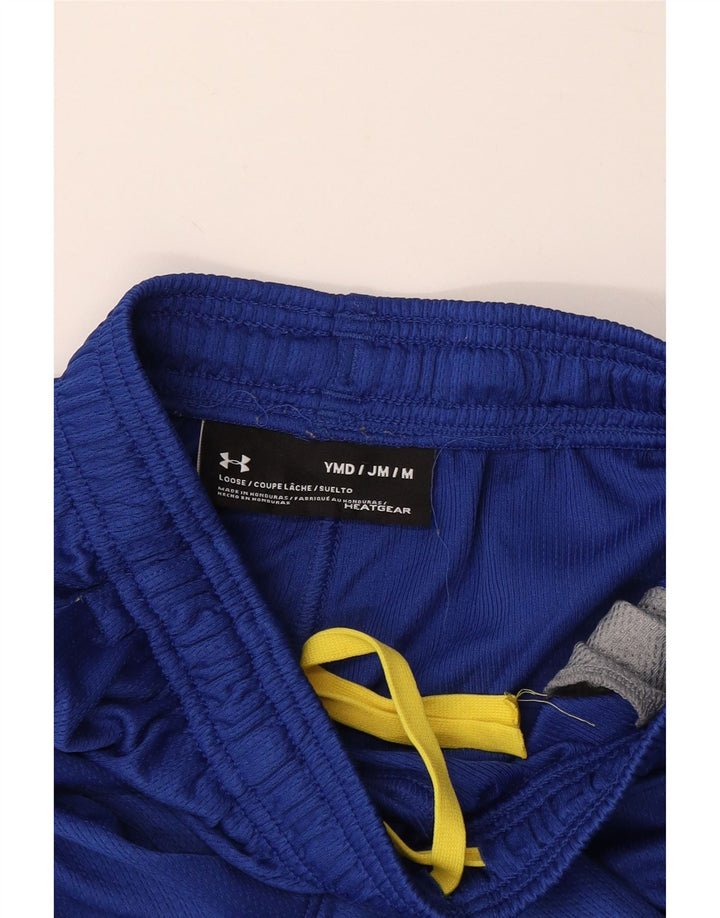 UNDER ARMOUR Pantalones cortos deportivos Heat Gear Graphic para niños 9-10 años Azul medio