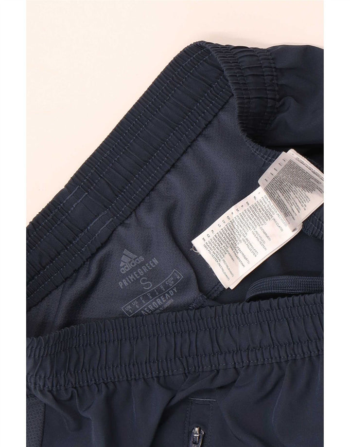Adidas Mens Aeroready Sport Shorts Pequeño Azul Marino Poliéster