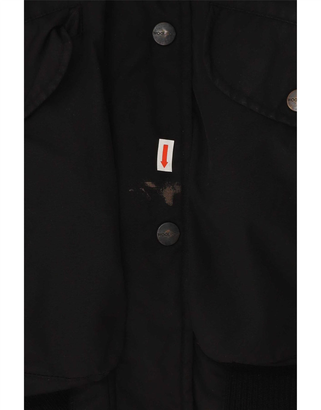 Woolrich Chaqueta acolchada con capucha para mujer UK 44 Mediana Poliéster negro