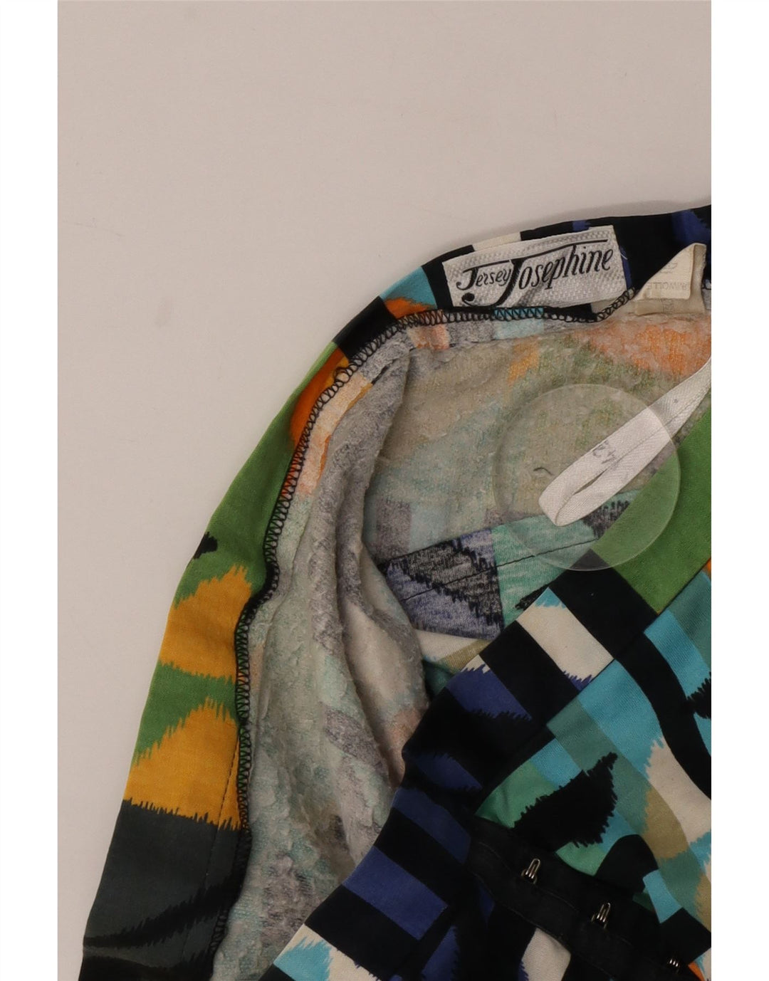 Josephine Falda Acampanada para Mujer IT 42 Grande W32 Multicolor Geométrica