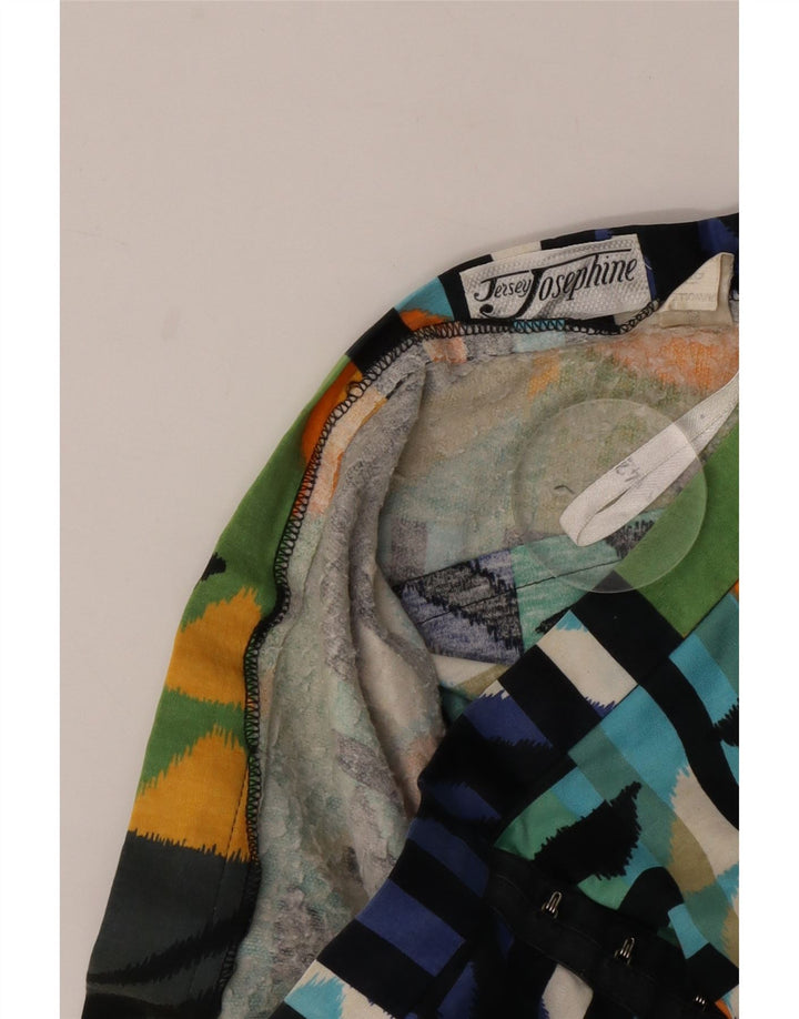 Josephine Falda Acampanada para Mujer IT 42 Grande W32 Multicolor Geométrica