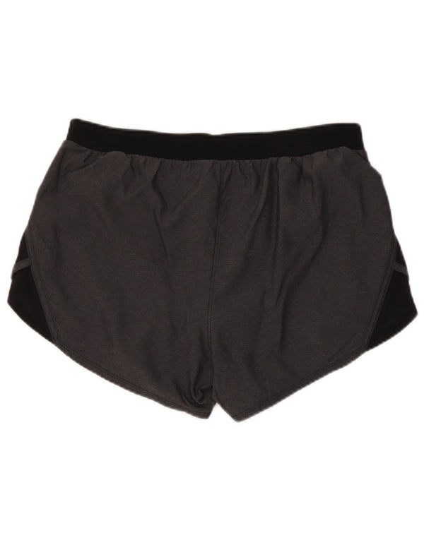 Under Armour Pantalones cortos deportivos Heat Gear para mujer UK 40 Poliéster gris medio