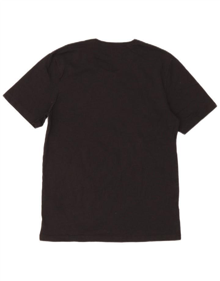 Hugo Boss Hombre Camiseta Top Medium Negro Algodón