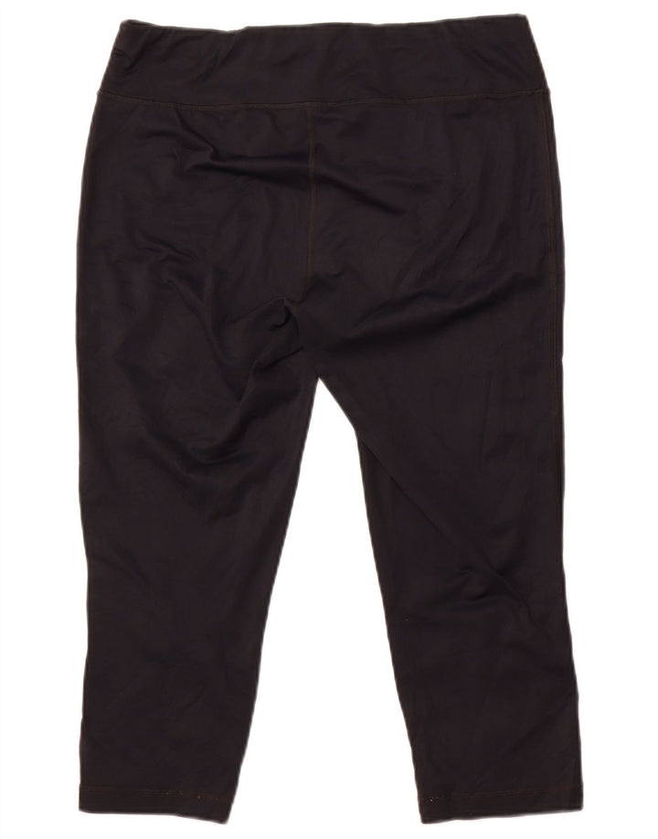 Fila Leggings Capri para Mujer UK 46 Large Nylon Negro