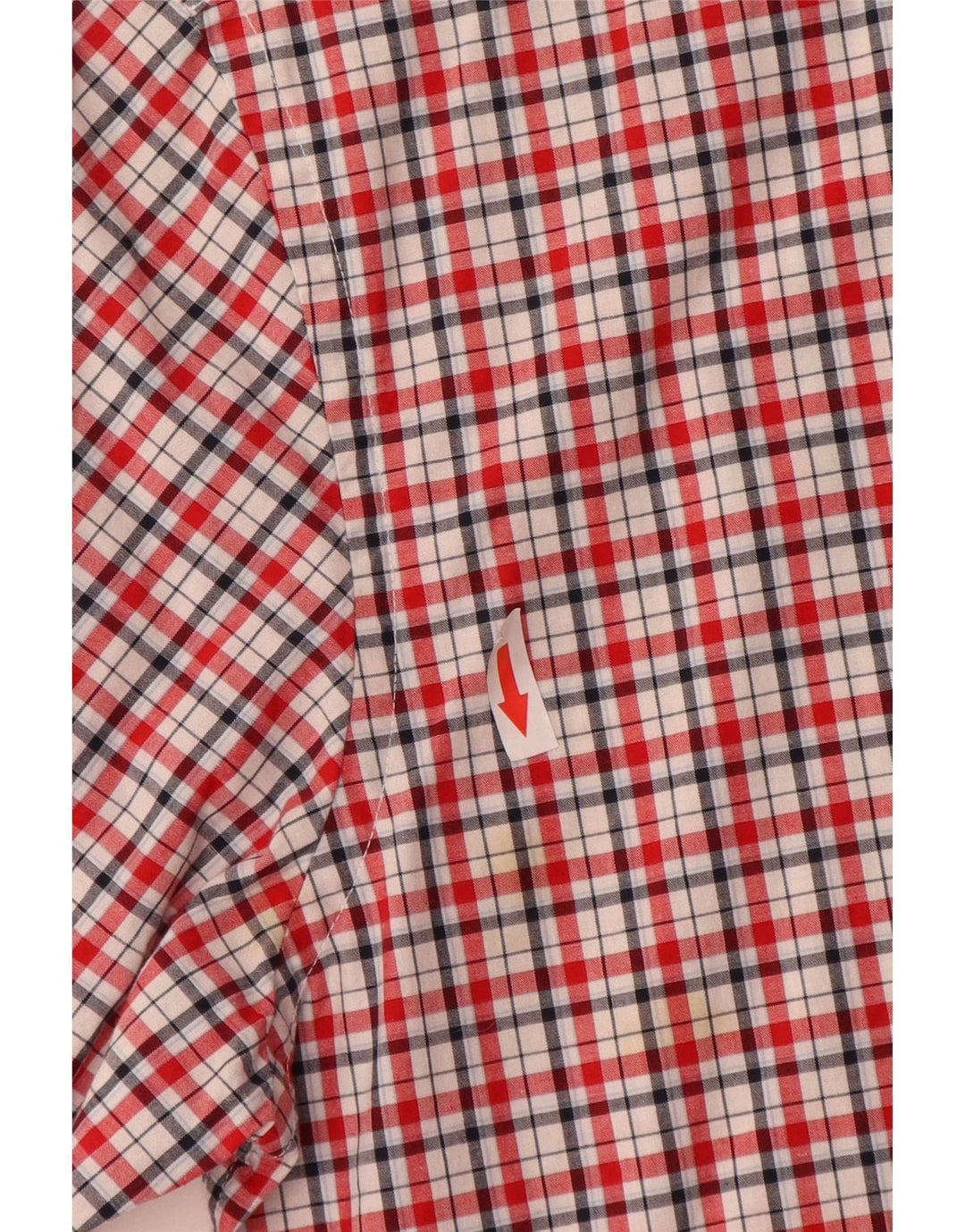 Camisa Tommy Hilfiger de corte personalizado para hombre de algodón a cuadros rojos pequeños