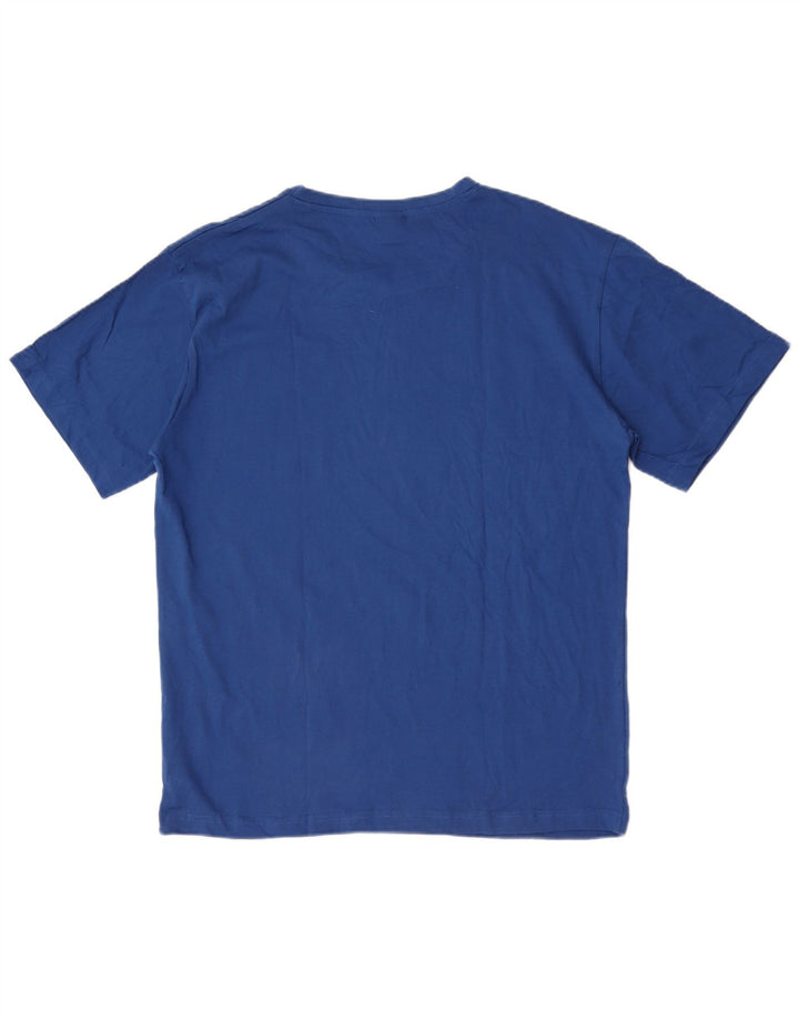 Lotto Camiseta Hombre Top XL Algodón Azul