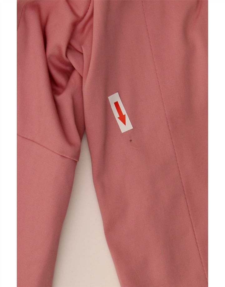 Dondup Chaqueta tipo blazer con doble botonadura para mujer IT 46 Large Pink Cotton