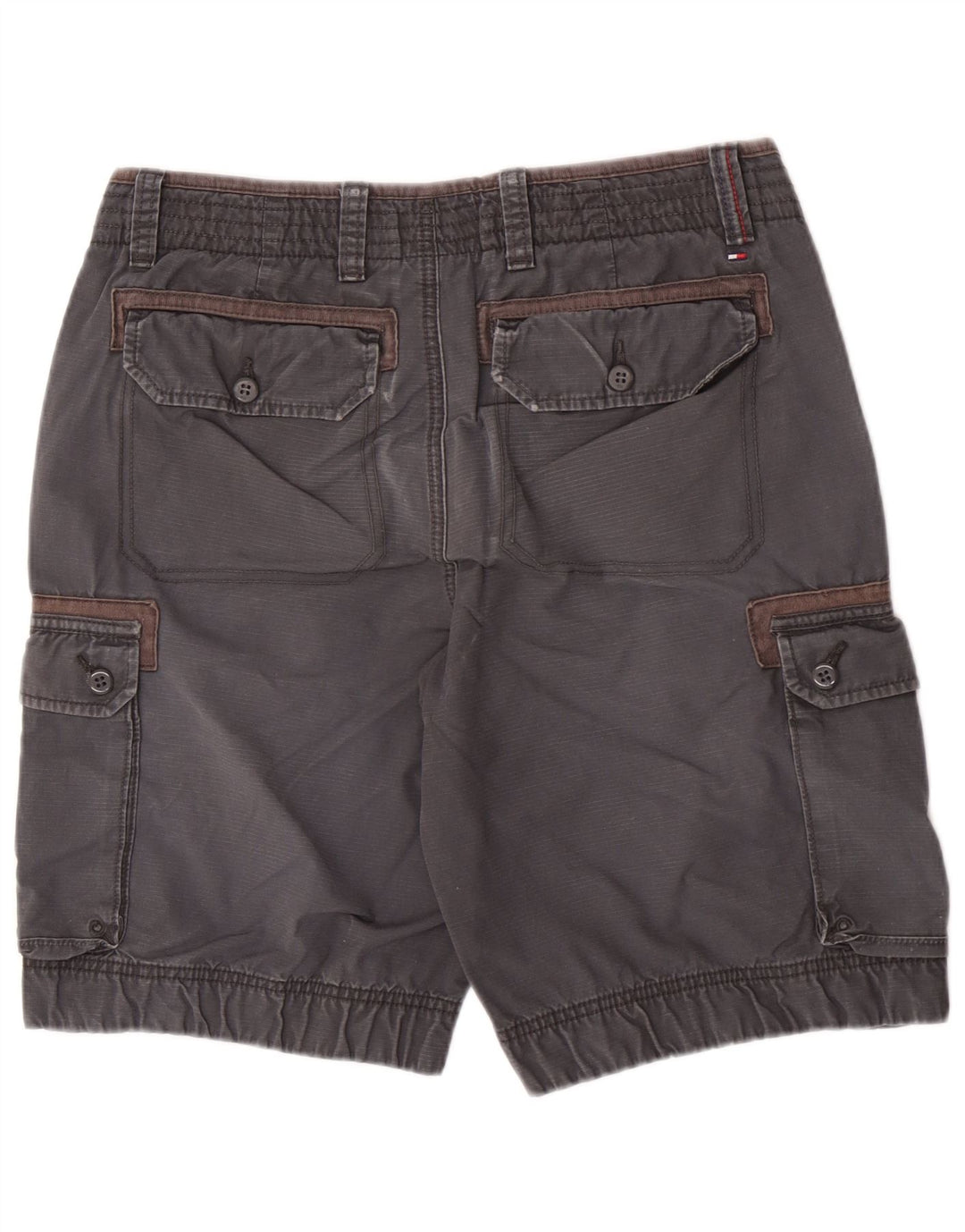 Tommy Hilfiger Pantalones cortos cargo para hombre medianos W31 Algodón gris