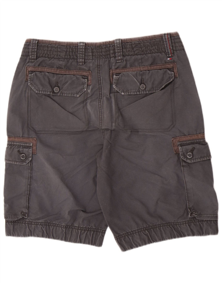 Tommy Hilfiger Pantalones cortos cargo para hombre medianos W31 Algodón gris