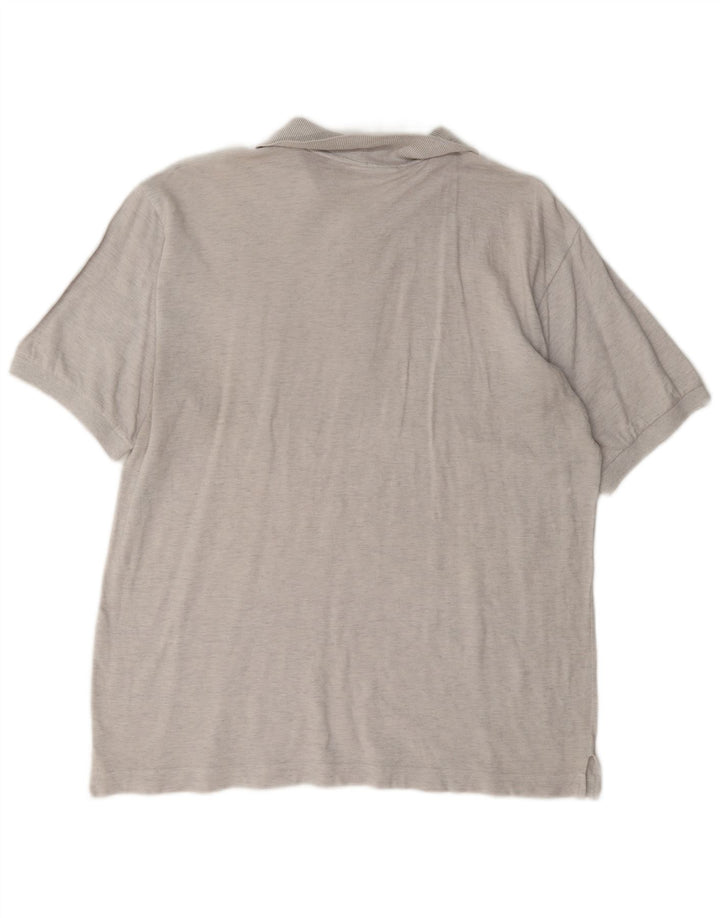 Sergio Tacchini Polo Hombre IT 50 Algodón Gris Medio