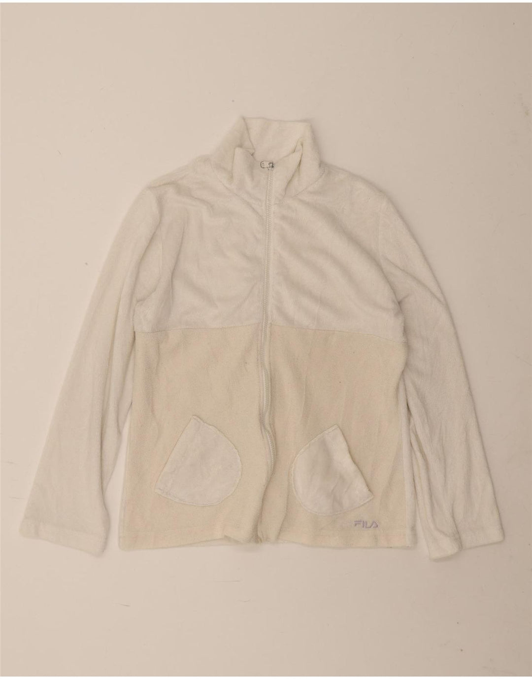 Fila Chaqueta polar para mujer UK 46 Large White