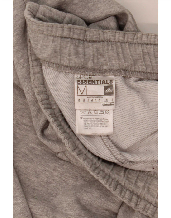 Adidas Hombre Climalite Pantalones De Chándal Gris Medio Algodón
