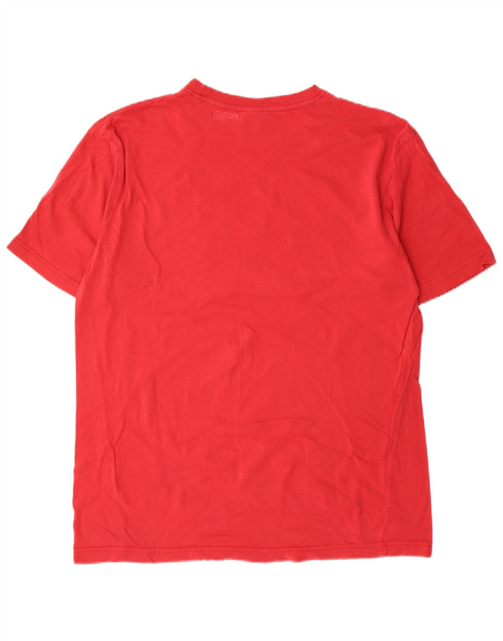 Tío Sam Camiseta gráfica para hombre Top Algodón rojo mediano