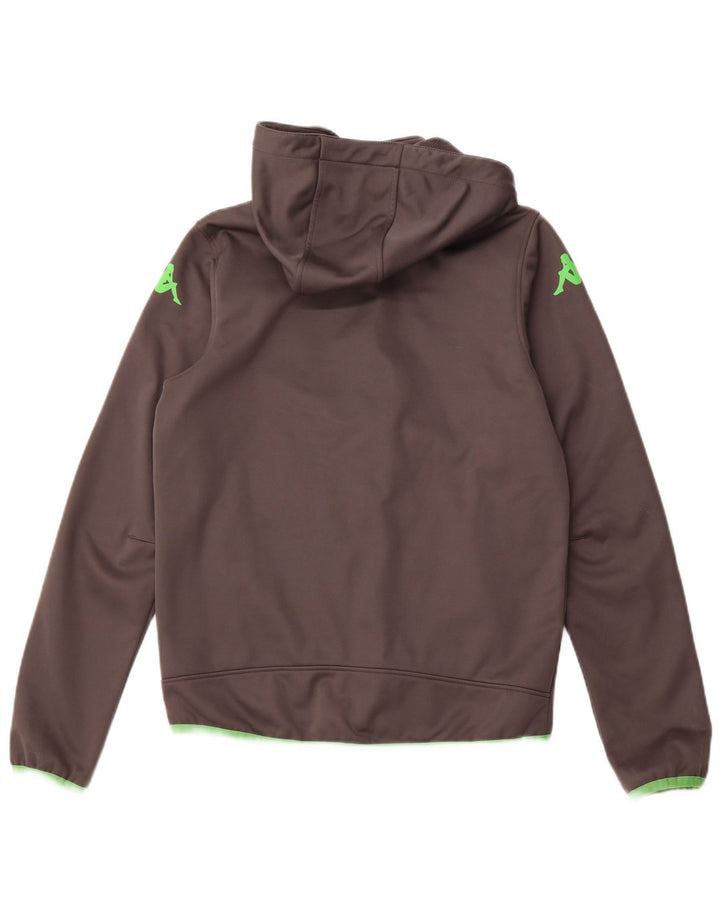 KAPPA Mens Borussia Mönchengladbach Chándal con Capucha Chaqueta Superior Small Gris