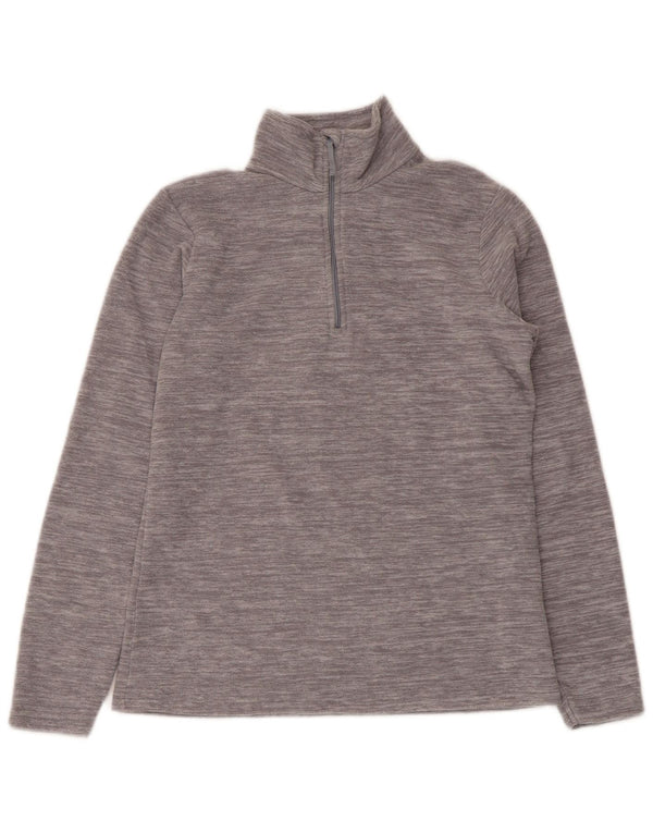 Jersey de forro polar con cremallera y cuello para mujer de Mountain Warehouse UK 8 Small Grey Moteado