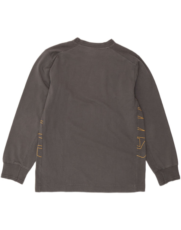 Nike - Sudadera gráfica para hombre, talla 42/44, algodón gris grande