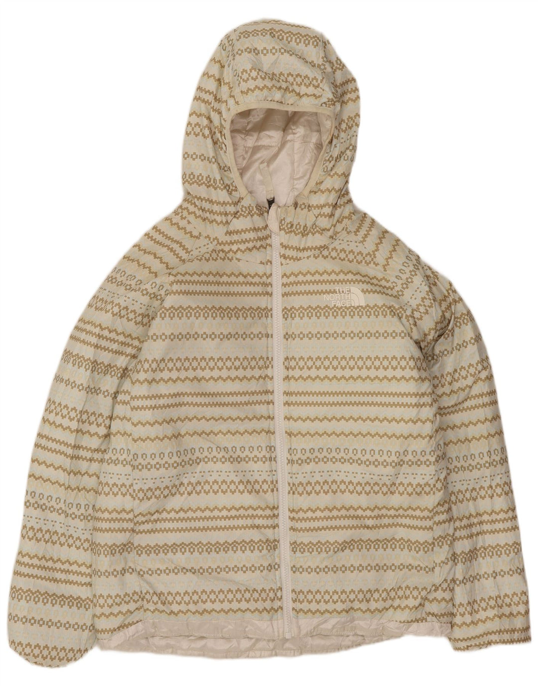 The North Face Chaqueta acolchada para niña 11-12 años Grande Blanco Roto Poliéster