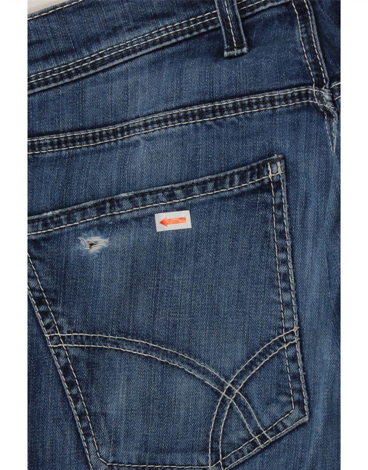 GAS Womens Straight Jeans W32 L28 Blue Cotton Vintage Gas and Second-Hand Gas from Messina Hembry 