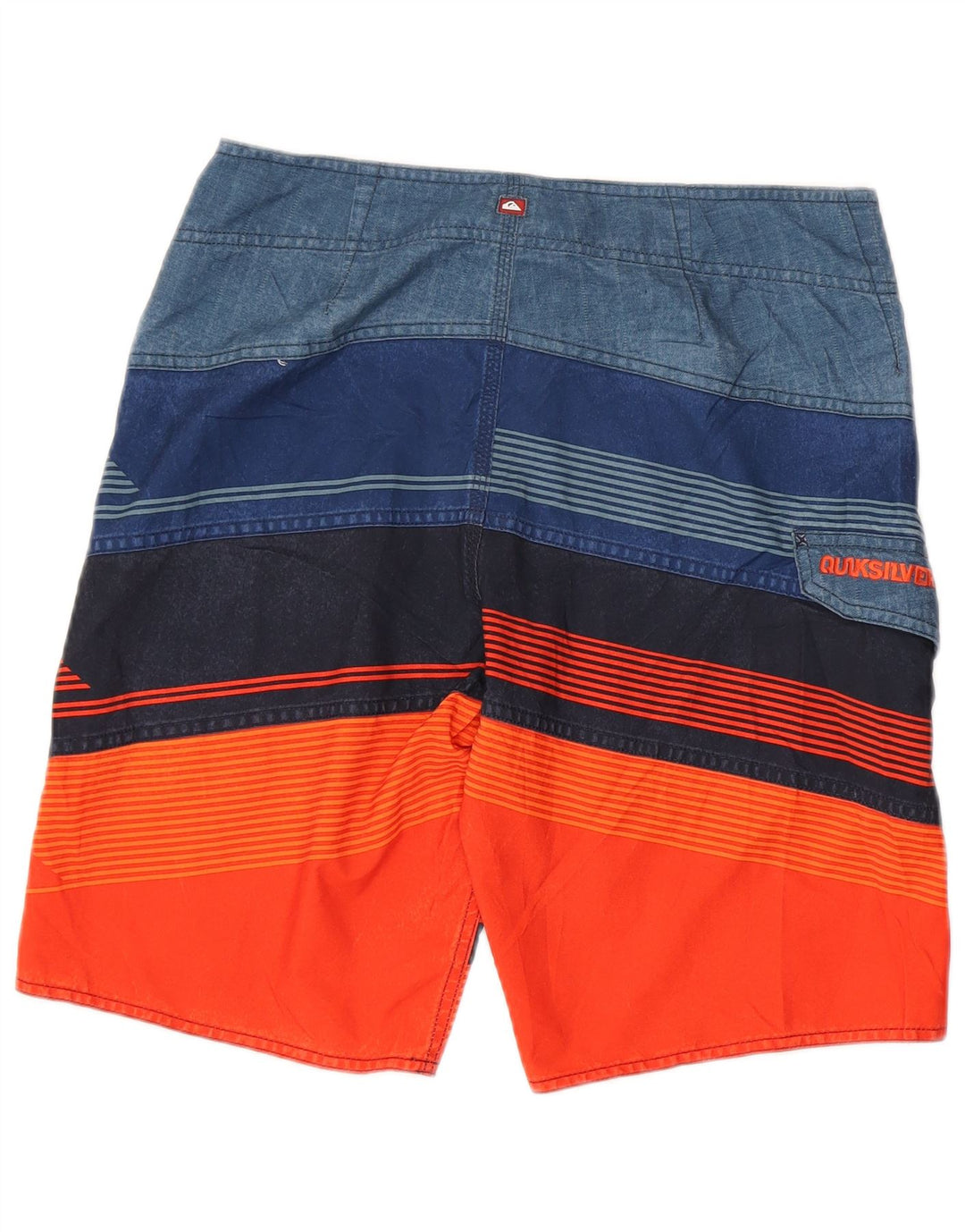 QUIKSILVER Bañador para Hombre con Estampado de Rayas Multicolor Mediano