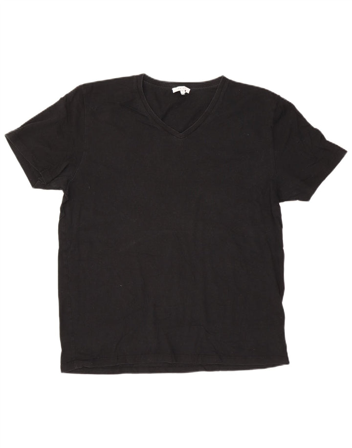 Reiss Camiseta Hombre Top XL Algodón Negro