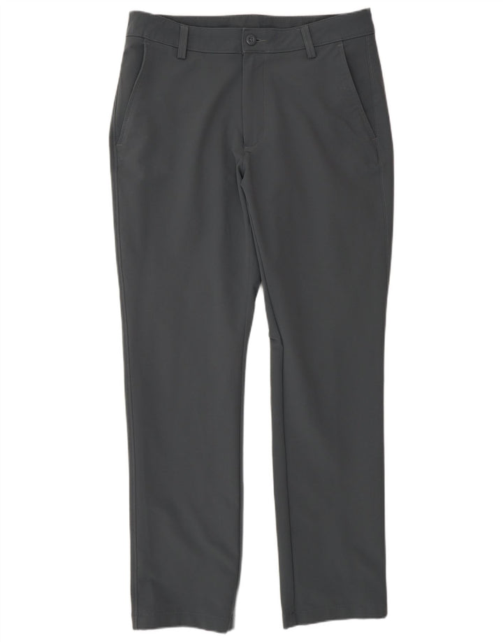 Under Armour Pantalón chino ajustado para hombre W32 L32 Gris