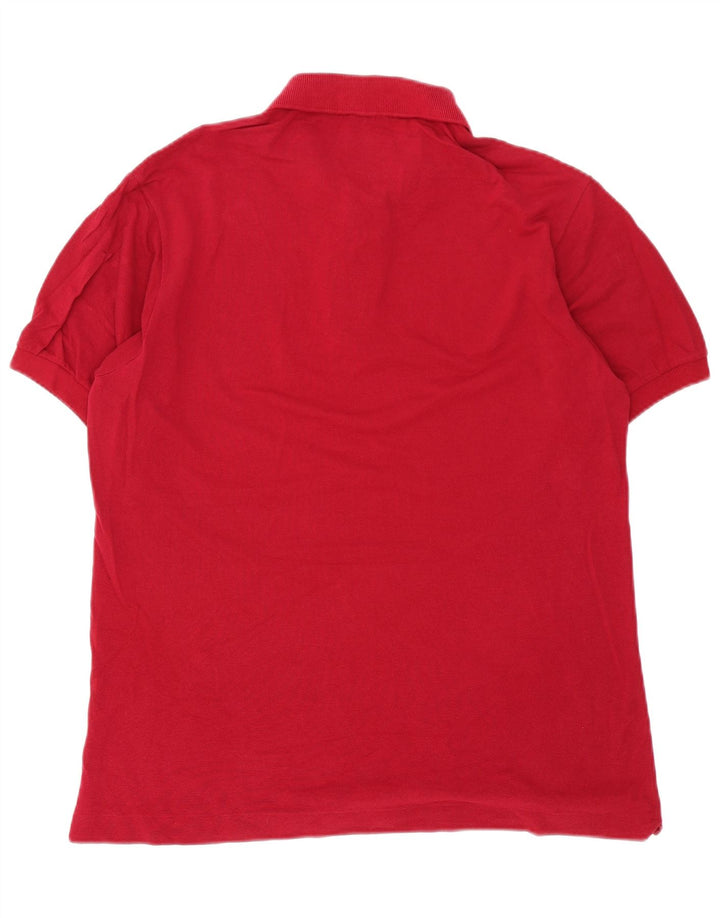 Polo Lacoste para hombre talla 5 grande algodón rojo