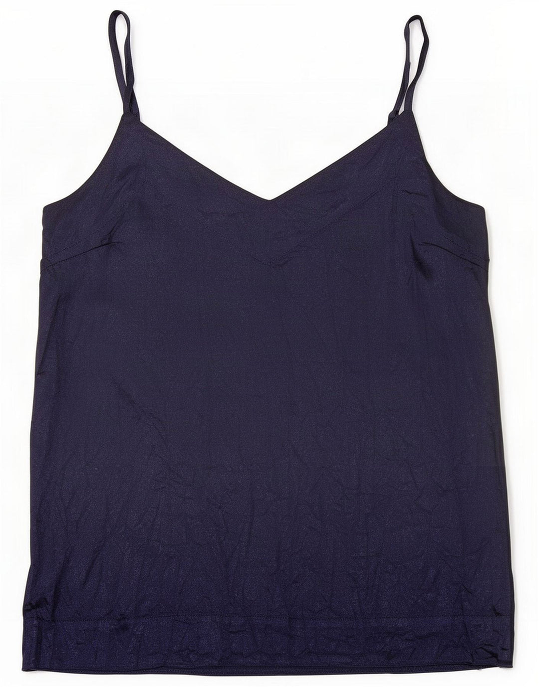 Warehouse Cami Top para mujer UK 12 Medium Navy Blue