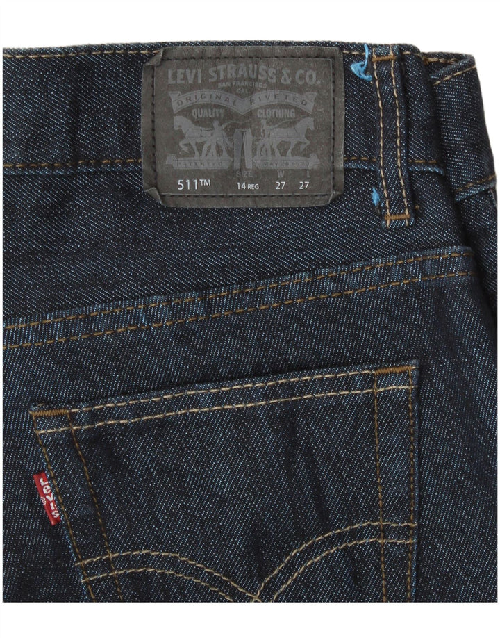 LEVI'S Vaqueros Slim 511 para Niñas 13-14 Años W27 L27 Azul Marino